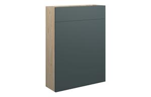 Clarence 600mm Slim WC Unit - Matt Green Camo (Oak Cab)